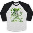 St Patricks Day Baseball Skeleton Irish Leprechaun Hat Boys Baseball Raglan Shirt St Patricks Day Baseball Skeleton Irish Leprechaun Hat Boys Baseball Raglan Shirt