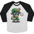St Patricks Day Leprechaun Baseball Saint Paddys Boys Men Baseball Raglan Shirt
