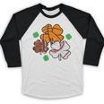 St Patricks Day Shamrock Basketball Baseball Men Boys Kids Baseball Raglan Shirt St Patricks Day Shamrock Basketball Baseball Men Boys Kids Baseball Raglan Shirt