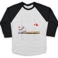 Stealing Hearts Like I Steal Bases Baseball Valentines Baseball Raglan Shirt
