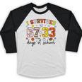I Survived 6733 Days Baseball Football Softball 100 Days Baseball Raglan Shirt I Survived 6733 Days Baseball Football Softball 100 Days Baseball Raglan Shirt