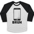 Texted First Bruh Seen Message Valentine's Day Humor Raglan Baseball Tee Baseball Raglan Shirt Texted First Bruh Seen Message Valentine's Day Humor Raglan Baseball Tee Baseball Raglan Shirt