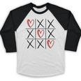 Tic Tac Toe Love Hearts Romantic Valentine Raglan Baseball Tee Baseball Raglan Shirt Tic Tac Toe Love Hearts Romantic Valentine Raglan Baseball Tee Baseball Raglan Shirt