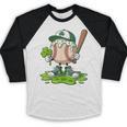 Toddler Baseball Drip Ice Cream Boys Kids St Patricks Day Baseball Raglan Shirt