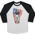 US Flag Baseball Player Batter Sport Lover Team Coach Family Baseball Raglan Shirt US Flag Baseball Player Batter Sport Lover Team Coach Family Baseball Raglan Shirt