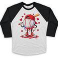 Valentine Baseball Heart Drip Sport Love Valentines Day Boys Baseball Raglan Shirt Valentine Baseball Heart Drip Sport Love Valentines Day Boys Baseball Raglan Shirt