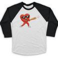 Valentine Baseball Heart Sport Valentines Day Men Boys Kids Baseball Raglan Shirt