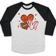 Valentines Baseball Basketball Football Heart Boy Men Baseball Raglan Shirt Valentines Baseball Basketball Football Heart Boy Men Baseball Raglan Shirt