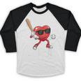 Valentines Bruh Red Heart Playing Baseball Men Boys Kids Baseball Raglan Shirt Valentines Bruh Red Heart Playing Baseball Men Boys Kids Baseball Raglan Shirt