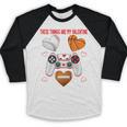 Valentines Day Boys Men Hearts Gaming Football Baseball Love Premium Tri-Blend Baseball Raglan Shirt Valentines Day Boys Men Hearts Gaming Football Baseball Love Premium Tri-Blend Baseball Raglan Shirt