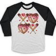 Valentines Day Drip Heart Baseball XOXO Boys Kids Men Sport Baseball Raglan Shirt Valentines Day Drip Heart Baseball XOXO Boys Kids Men Sport Baseball Raglan Shirt