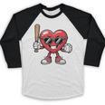 Valentines Day Heart Playing Baseball Boys Men Kids Girls Baseball Raglan Shirt Valentines Day Heart Playing Baseball Boys Men Kids Girls Baseball Raglan Shirt