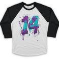 Vintage Baseball 14 Number Baseball Raglan Shirt Vintage Baseball 14 Number Baseball Raglan Shirt