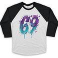 Vintage Baseball 69 Number Baseball Raglan Shirt Vintage Baseball 69 Number Baseball Raglan Shirt