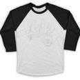 Vintage Baseball Tee Lefty Left Handed Baseball Player Baseball Raglan Shirt