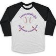 I Wear Purple For Alzheimers Awareness Baseball Heart Ribbon Baseball Raglan Shirt I Wear Purple For Alzheimers Awareness Baseball Heart Ribbon Baseball Raglan Shirt