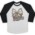 Wildcats Baseball Leopard Print Coquette Bow Mascot Game Day Baseball Raglan Shirt Wildcats Baseball Leopard Print Coquette Bow Mascot Game Day Baseball Raglan Shirt
