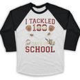 Women's 100 Days Of School Boys Kids Baseball Baseball Raglan Shirt