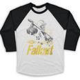 Women's Fallout TV Series Lucy Do Unto Others Baseball Bat Gamer Baseball Raglan Shirt Women's Fallout TV Series Lucy Do Unto Others Baseball Bat Gamer Baseball Raglan Shirt