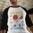 100 Days Of School Baseball Bat 100th Day Of School Boys Baseball Raglan Shirt 100 Days Of School Baseball Bat 100th Day Of School Boys Baseball Raglan Shirt