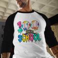 100 Days Of School Baseball Boys Kids Colorful 100th Day Baseball Raglan Shirt 100 Days Of School Baseball Boys Kids Colorful 100th Day Baseball Raglan Shirt