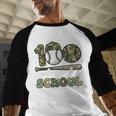 100 Days Of School Baseball Camo Art For Boys Kids Students Baseball Raglan Shirt 100 Days Of School Baseball Camo Art For Boys Kids Students Baseball Raglan Shirt