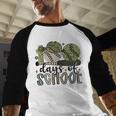 100 Days Of School Baseball Camo Cap Kids Boys 100th Day Baseball Raglan Shirt
