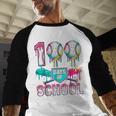 100 Days Of School Boys Kids 100th Day Of School Baseball Baseball Raglan Shirt