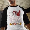 100 Days Of School Cute Bow Baseball Boy Girl Teacher Baseball Raglan Shirt