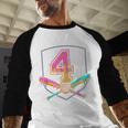 4th Birthday Baseball Bat Ice-Cream Drip 4yrs Old Boys Girls Baseball Raglan Shirt 4th Birthday Baseball Bat Ice-Cream Drip 4yrs Old Boys Girls Baseball Raglan Shirt