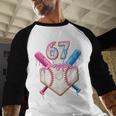 6 7 Baseball Dripping Six Seven Gen Alpha Slang Baseball Raglan Shirt 6 7 Baseball Dripping Six Seven Gen Alpha Slang Baseball Raglan Shirt