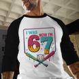 I Was 6 Now Im 7 Ice Cream Drip Baseball For Men Women Kids Baseball Raglan Shirt I Was 6 Now Im 7 Ice Cream Drip Baseball For Men Women Kids Baseball Raglan Shirt