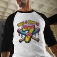 I Was 6 Now I'm 7 Dripping Ice Cream Baseball 67 Drip Baseball Raglan Shirt I Was 6 Now I'm 7 Dripping Ice Cream Baseball 67 Drip Baseball Raglan Shirt
