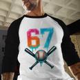 67 Baseball Meme Cool Drip Number 67 Player Or 67th Birthday Baseball Raglan Shirt 67 Baseball Meme Cool Drip Number 67 Player Or 67th Birthday Baseball Raglan Shirt