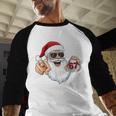 67 Baseball Santa Six Seven Meme Christmas Men Women Kids Baseball Raglan Shirt