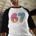 67 Shirt Baseball Life Style 101 Apparel Youth Drip Meme 6 7 Baseball Raglan Shirt