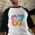 67 Six Seven 6 7 Boys 67 Baseball Ice Cream Drip 6 7 Baseball Raglan Shirt