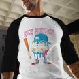 67 Six Seven Baseball Ice Cream Drip Number 67 Player Baseball Raglan Shirt