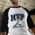 Aaron Judge 2025 AL MVP New York Baseball MLBPA Baseball Raglan Shirt Aaron Judge 2025 AL MVP New York Baseball MLBPA Baseball Raglan Shirt