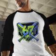 Awesome 67 Baseball Drip Effect Baseball 6-7 Meme Graphic Premium Tri-Blend Baseball Raglan Shirt Awesome 67 Baseball Drip Effect Baseball 6-7 Meme Graphic Premium Tri-Blend Baseball Raglan Shirt
