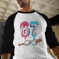 Baseball 67 Ice Cream Drip Six Seven Boys Baseball Raglan Shirt Baseball 67 Ice Cream Drip Six Seven Boys Baseball Raglan Shirt