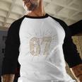 Baseball 67 Six Seven Meme Number Baseball Raglan Shirt Baseball 67 Six Seven Meme Number Baseball Raglan Shirt