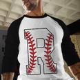 Baseball Alphabet Monogram Initial Letter R Baseball Raglan Shirt Baseball Alphabet Monogram Initial Letter R Baseball Raglan Shirt