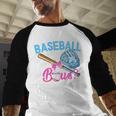 Baseball Or Bows Brother Loves You Gender Reveal Boy Or Girl Baseball Raglan Shirt