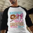 Baseball Or Bows Godfather Loves You Gender Reveal Baseball Raglan Shirt Baseball Or Bows Godfather Loves You Gender Reveal Baseball Raglan Shirt