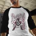 Baseball Catcher Gear Home Plate Premium Tri-Blend Baseball Raglan Shirt