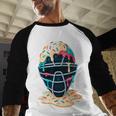 Baseball Catcher Mask Ice Cream Dripping Baseball Boy Youth Baseball Raglan Shirt