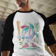 Baseball Character Cartoon Batter Drip Style Women Men Baseball Raglan Shirt Baseball Character Cartoon Batter Drip Style Women Men Baseball Raglan Shirt