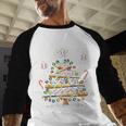 Baseball Christmas Tree Lights Baseball Raglan Shirt Baseball Christmas Tree Lights Baseball Raglan Shirt