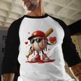 Baseball Drip Ice Cream Apparel Youth Boy Valentine Baseball Raglan Shirt Baseball Drip Ice Cream Apparel Youth Boy Valentine Baseball Raglan Shirt